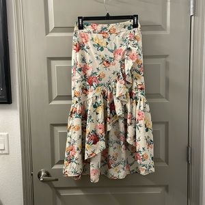 Milk and Honey Floral Maxi Skirt